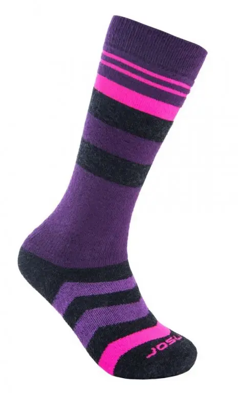 ponožky dětské SENSOR SLOPE MERINO černá/růžová/fialová Hit Sezóny