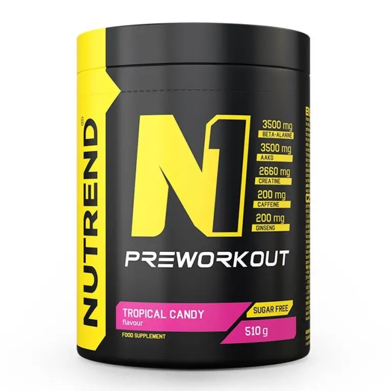 Výprodej nápoj Nutrend N1 PRE-WORKOUT 510g tropical candy