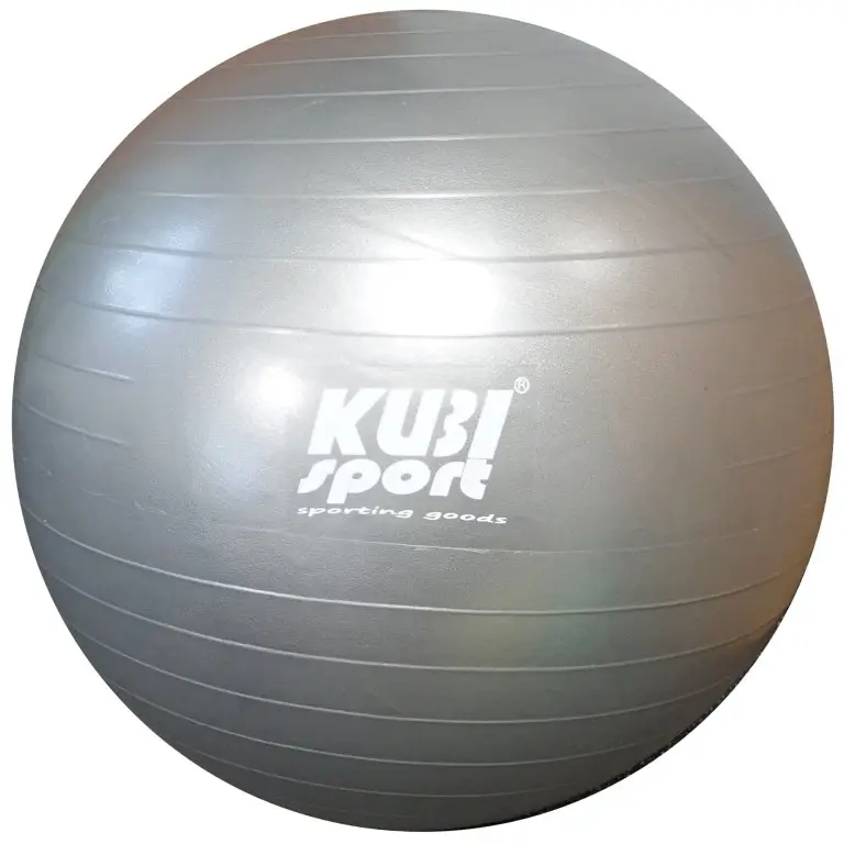 Autentický míč gymnastický Kubisport 850mm šedý