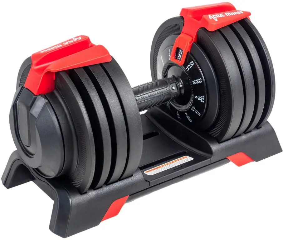 Akční Nabídka činky nastavitelné Acra sada 31 kg 3v1