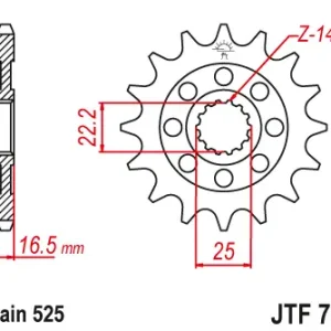 Výhodná Nabídka Řetězové kolečko DUCATI 749 S rok 03-06
