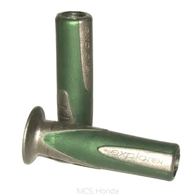 Sezónní Sleva ARIETE gripy 01693-GV EXPLORER (120 mm) s otvorem barva zelená