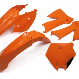 UFO kompletní sada plastů KTM SX/EXC 03-04 barva OEM (oranžová) (KT502E999) Novinka