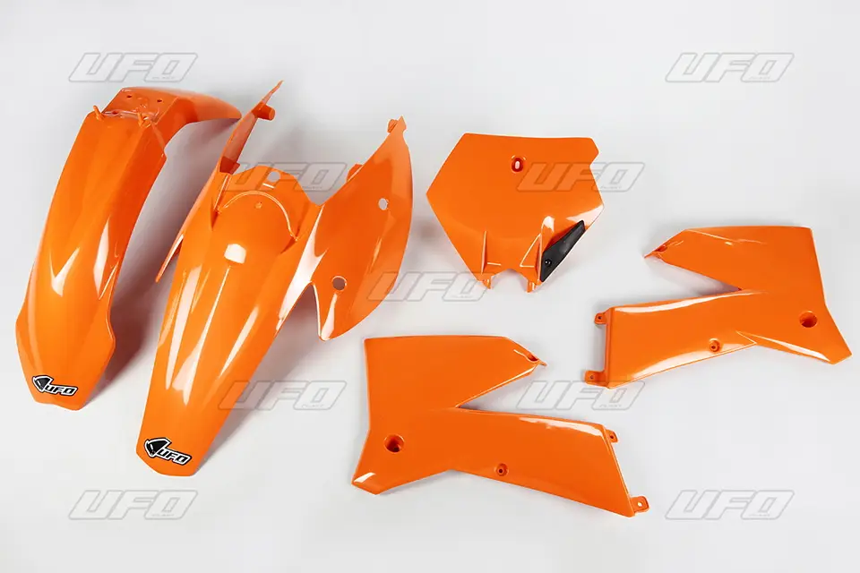 Must-Have UFO kompletní sada plastů KTM SX 05-06, EXC 05-07 barva oranžová (KT503E127)