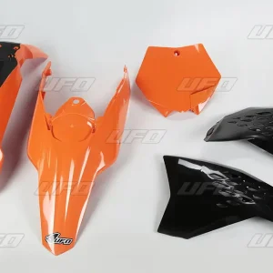 UFO kompletní sada plastů KTM SX/SXF 07-10 barva OEM (oranžová/černá) (KT506E999) Autentický