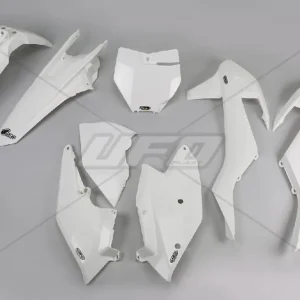 Hit Sezóny UFO kompletní sada plastů KTM SX/SXF 16-18 ( kromě SX 250 16) barva bílá (KT517E047)