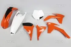Hit Sezóny UFO kompletní sada plastů KTM SX/SXF 16-18 barva OEM 17 (oranžová/bílá) (KT517E999X)