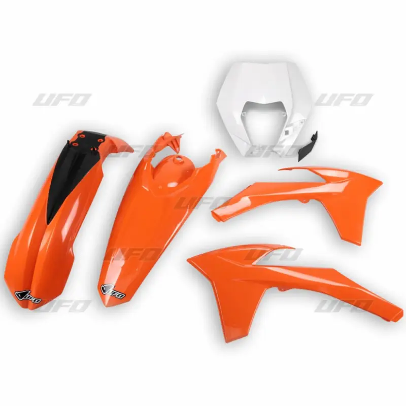 Expresní Doručení UFO kompletní sada plastů KTM EXC/EXCF 12-13 barva OEM (oranžová/bílá) (KT521E999)