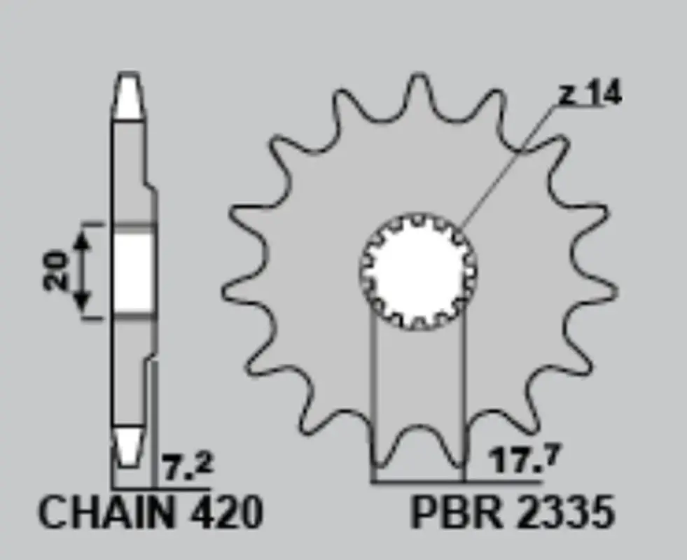 Odeslání Ihned PBR rozeta 4738 47 YAMAHA YZ 65 '18-'19 (JTR1798.47) (MADE IN ITALY)
