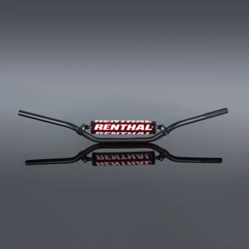 RENTHAL řidítka 7/8 (22mm) MX MINI HANDLEBAR BLACK KAWASAKI KX 80/100/100 98-14 PADDED barva černá s chráničem Pouze Dnes