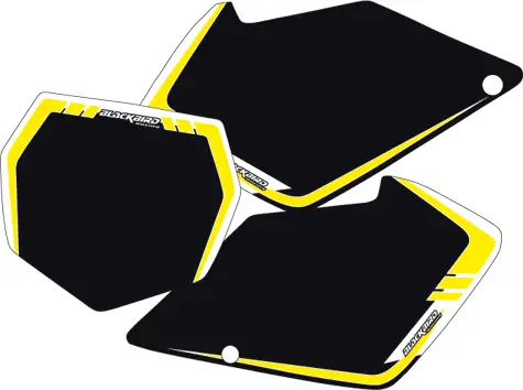 Výhodná Nabídka BLACKBIRD pozadí pod startovací číslo SUZUKI RMZ 450 08-09 barva černá