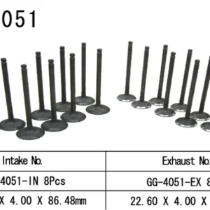 VESRAH sací ventil KAWASAKI ZX6R 03-04, ZX 6RR 03 (12004-1163) (1 kus) vyrobeno v Japonsku Oblíbený