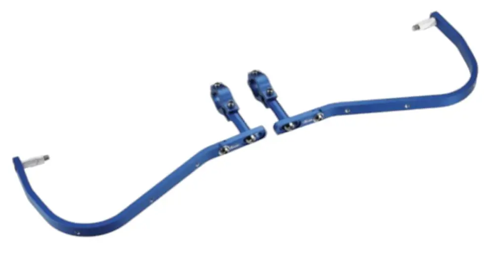 Vrácení Zdarma ACCEL chrániče páček s hliníkovým upevněním ENDURO 22mm barva modrá (bez plastového krytu SD02)