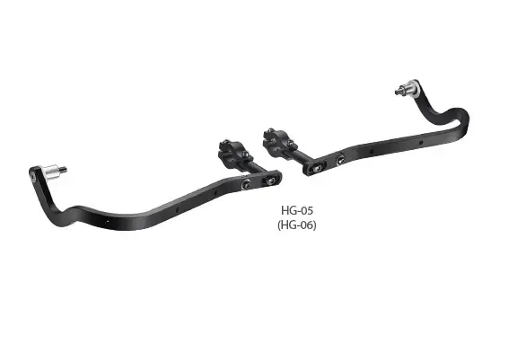 ACCEL chrániče páček s hliníkovým upevněním ENDURO 28mm barva černá (bez plastového krytu SD02) Sezónní Sleva
