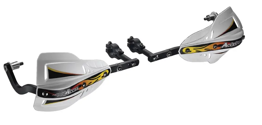 ACCEL chrániče páček s alu upevněním ENDURO 22mm (HG- barva černá, SD- barva černá) Vysoce Kvalitní