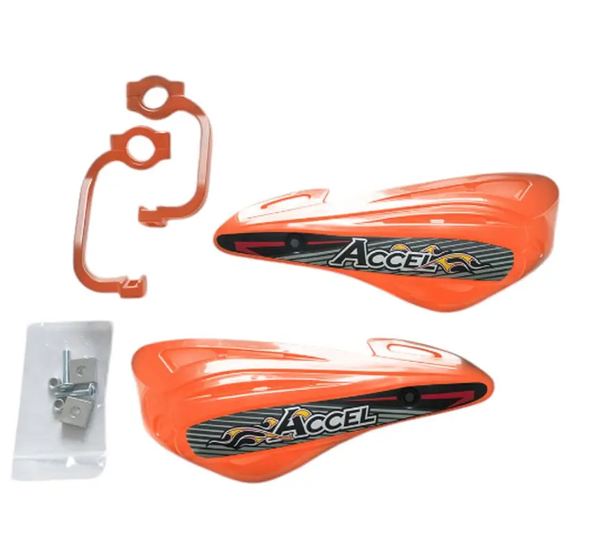 ACCEL chrániče páček s alu upevněním MX (22+28mm) (ALU-oranžová, PLASTIK-oranžová) Vrácení Zdarma