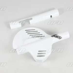 Značkový UFO kryt brzdového kotouče přední HONDA CR 125 85-89, CR 250 85-88, CR 500 85-88 barva bílá