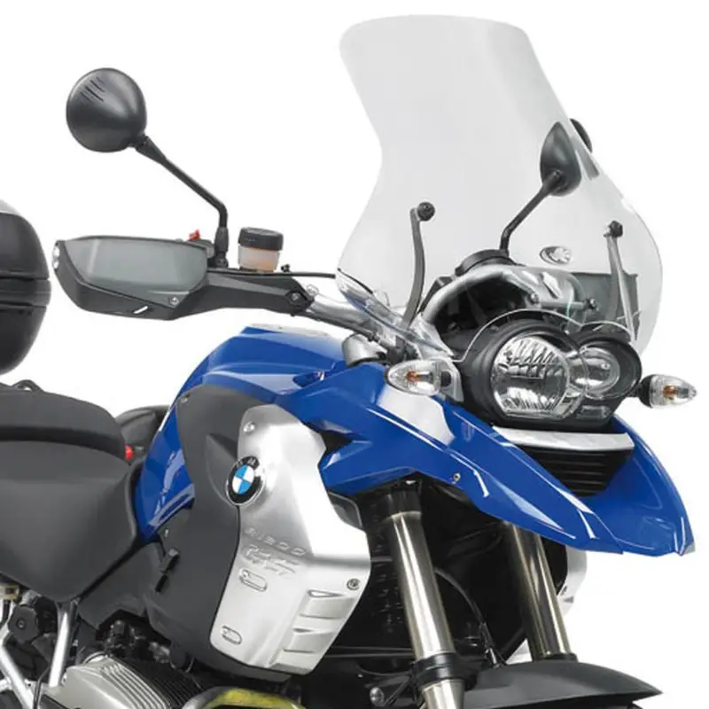 Finální Výprodej KAPPA plexi štít BMW R 1200GS (04-12) 51,5 X 56,5 cm průhledný - potřebné upevnění D330KITK