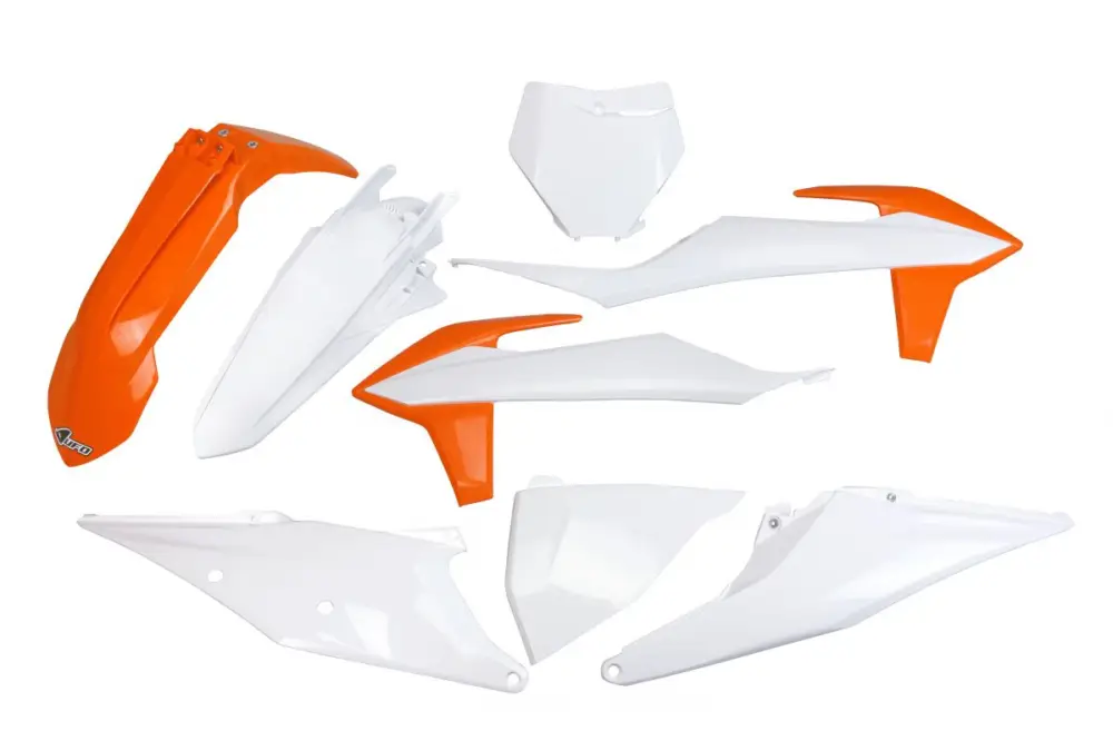 Nakupujte Hned UFO kompletní sada plastů KTM SX 125/150/250 19-22, SXF (SX-F) 250/350/450 19-22 barva OEM 20 (oranžová/bílá) (KT522E999X)