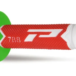 Levný PROGRIP gripy PG788 OFF ROAD (22+25mm, délka 115mm) barva bílá/červená/zelená (trojsměs) (788-290)