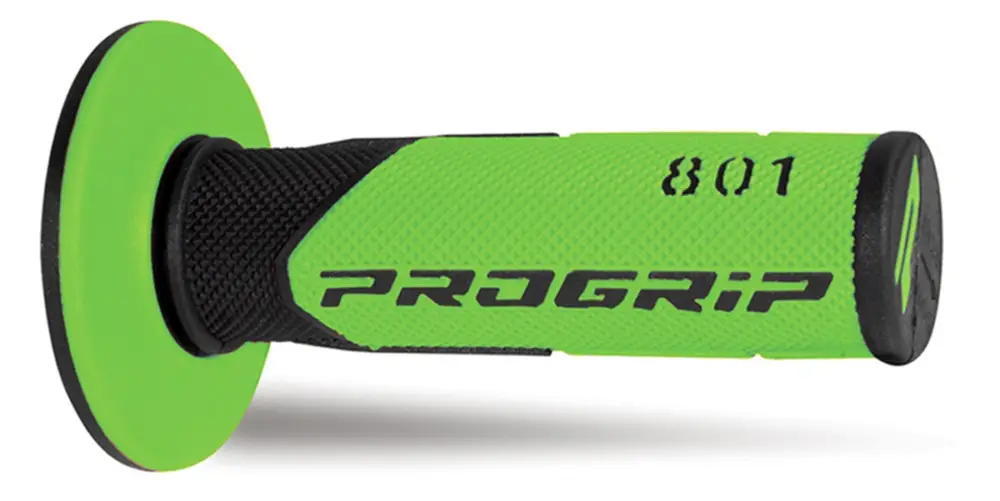Dokud Zásoby Vydrží PROGRIP gripy PG801 OFF ROAD (22+25mm, délka 115mm) barva černá/zelená (dvousložkové) (801-138) (PG801BK/GR)