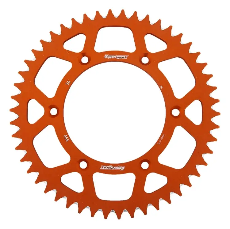 Aktuální SUPERSPROX řetězové kolo zadní hliníkové 7075-T6 (ergal) 899 52 KTM SX/EXC (JTR897.52) barva oranžová