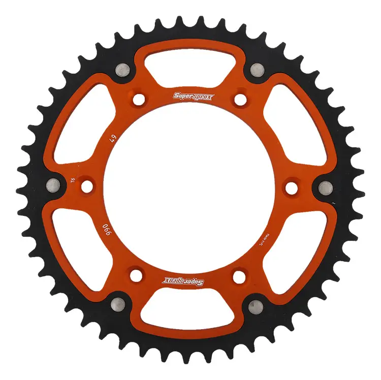 SUPERSPROX řetězové kolo zadní 899 48 STEALTH (ocel-hliník) KTM SX/EXC/EXCF/SXF, HUSQVARNA TE/TC/FE/TC '16- (JTR897.48) barva oranžová Nejprodávanější