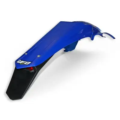 Vysoce Kvalitní UFO zadní blatník YAMAHA WRF 250 07-14, WRF 450 07-16 barva modrá ( ENDURO s přídavným blatníkem a světlem LED PP01218001 a místem pro registrační značku )