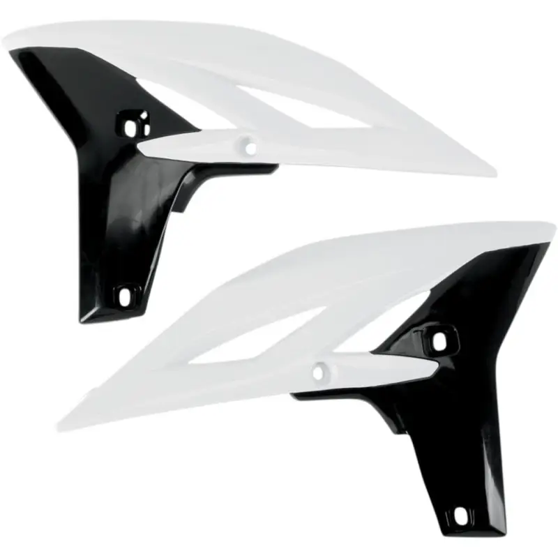 Ověřený UFO kryty chladiče YAMAHA YZF 250 10-12 barva bílá/černá -