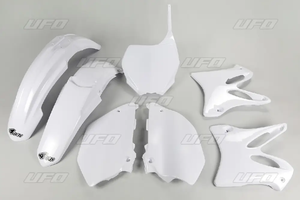 Kup Teď UFO kompletní sada plastů YAMAHA YZ 125 '06-'14, YZ 250 '06-'14 barva bílá (YA302E046)