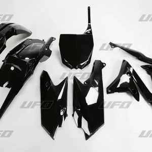 Nová Kolekce UFO kompletní sada plastů YAMAHA YZF 250 '14-'18, YZF 450 '14-'17 barva černá (YA318E001)