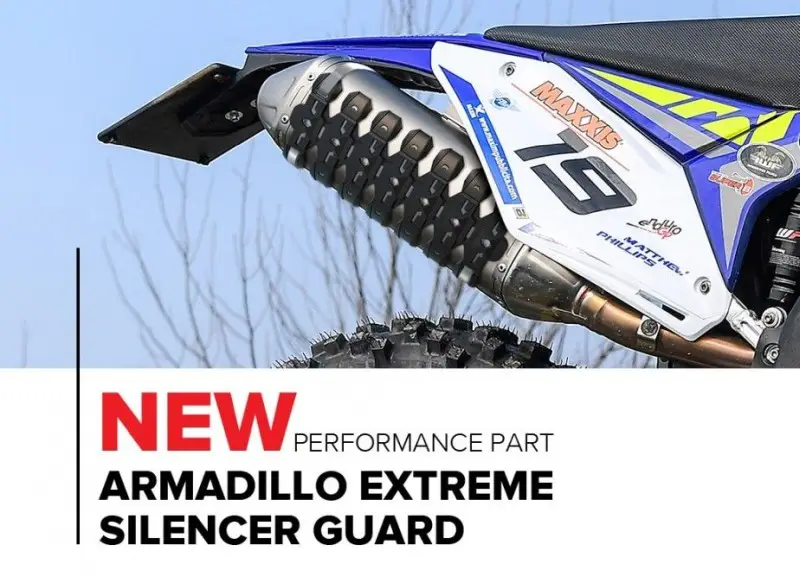 Tovární Cena POLISPORT univerzální kryt výfuku ARMADILLO EXTREM SILENCER GUARD barva černá (8484100001)