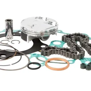 VERTEX sada na opravu horní části motoru KAWASAKI KXF 250 17-19 ( píst 24267D, těsnění TOP-END, rozvodový řetěz ) Finální Výprodej