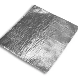 Oblíbený UFO hliníková tepelně ochranná nálepka k výfuku 19X17cm (AC01973)