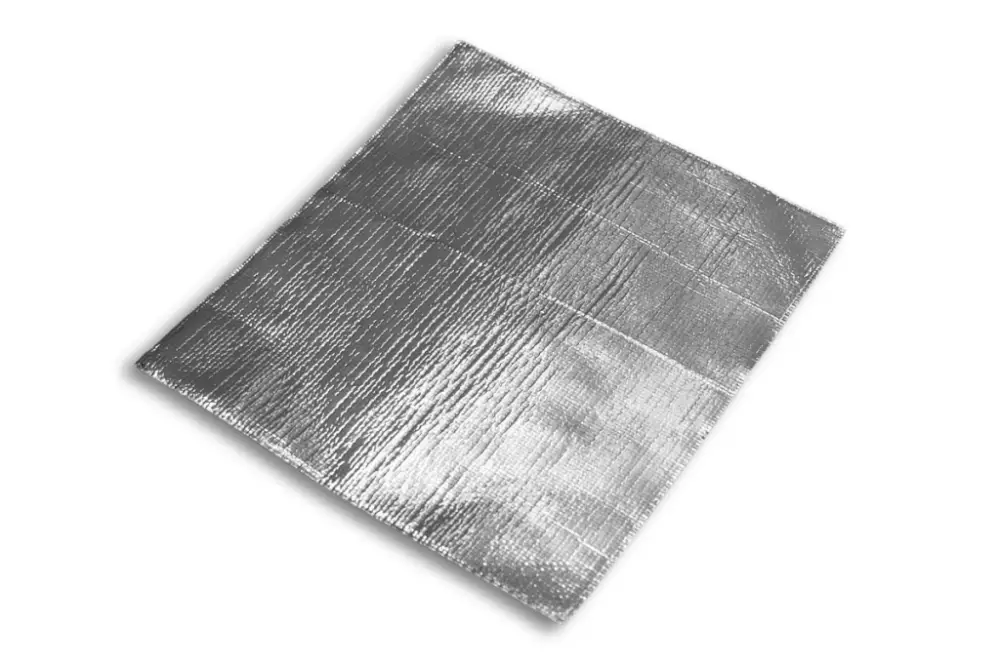 Oblíbený UFO hliníková tepelně ochranná nálepka k výfuku 19X17cm (AC01973)