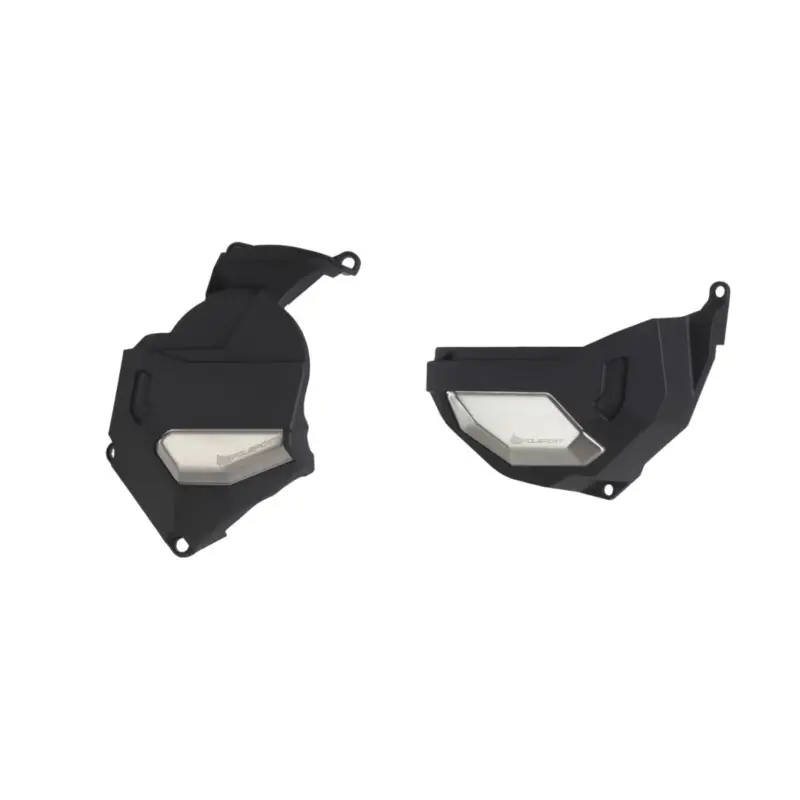 Výprodej POLISPORT STREET sada krytu alternátoru a spojky HONDA AFRICA TWIN CRF 1100 L DCT 20-23 barva černá (8486500001+8486400001)