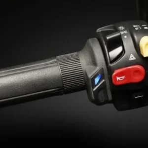 KOSO PREMIUM gripy vyhřívané s ovladačem 22mm/25mm `7/8-1` délka - 130mm integrované ovládání 5 úrovní vyhřívání (OF691) (EL) Poslední Šance