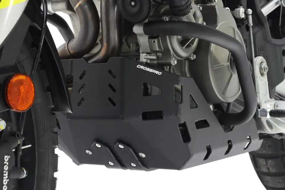 Finální Výprodej CROSSPRO kryt motoru hliníkový APRILIA TUAREG 660 22- barva černá MAT