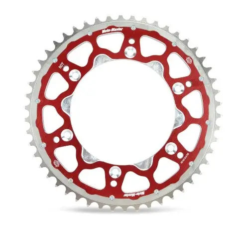 MOTO-MASTER rozeta zadní DUAL RING (ocel-hliník) 899 52 (89952) barva červená KTM/HUSQVARNA/HUSABERG (JTA897.52) (řetěz 520) Super Cena