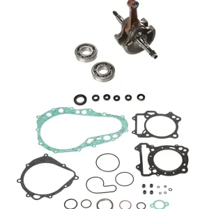 Cenová Bomba HOT RODS opravná sada spodní části motoru ARCTIC CAT 400 DVX 04-08, KAWASAKI KFX 400 03-06, SUZUKI LT-Z 400 03-08 (kliková hřídel, ložiska, těsnění, těsnění)