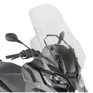 Akční Cena KAPPA plexi štít PIAGGIO MP3 HPE 400/400 SPORT/530 EXCLUSIVE 22-25, 71,5 X 65 cm (výška X šířka) průhledný