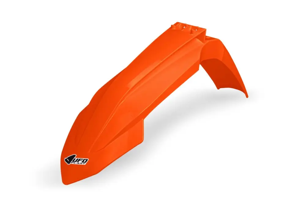 Akce UFO přední blatník KTM SX/SXF(SX-F) 125/250/300/350/450F TBI 23-26, EXC/EXCF(EXC-F) 150/250/300/350/450/500 TBI 24-26 barva oranžová