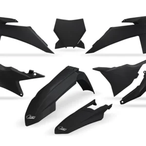Zlevněný UFO kompletní sada plastů KTM SX 125 / 250 / 300 TBI 23-24, SX-F 250 / 350 / 450 23-24 barva černá