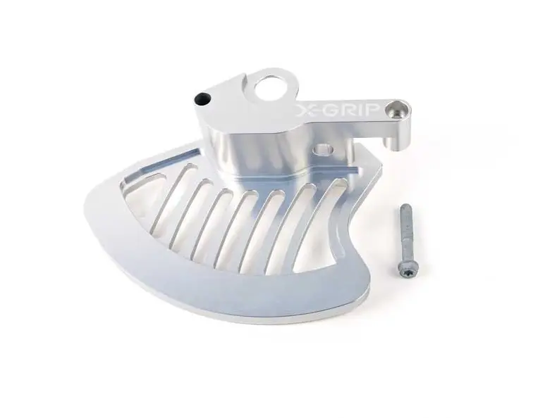 X-GRIP kryt předního brzdového kotouče KTM EXC,EXC-F, HUSQVARNA TE, FE ,TC, FC 16-, GASGAS EC, EC-F, MC, MC-F 21-, barva stříbrná Cenová Bomba