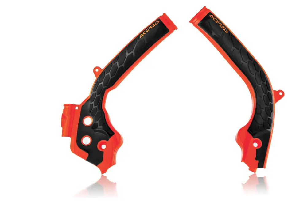 Must-Have ACERBIS kryty rámu X-GRIP KTM EXC / EXC-F 17-19, SX /SX-F 16-18, HUSQVARNA FC / TC 16-18, FE / TE 17-19 barva oranžová