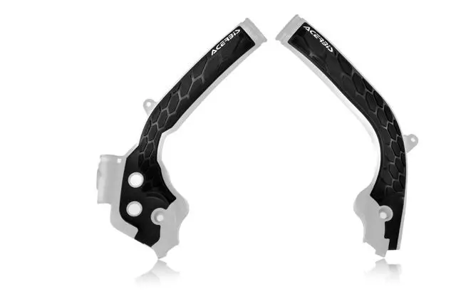 Vysoce Kvalitní ACERBIS kryty rámu X-GRIP KTM EXC / EXC-F 17-19, SX /SX-F 16-18, HUSQVARNA FC / TC 16-18, FE / TE 17-19 barva černá / šedá