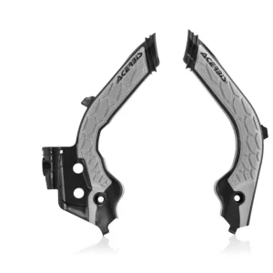 Levný ACERBIS kryty rámu X-GRIP HUSQVARNA FC / TC 19-22, FE / TE 20-23, GAS GAS EC / EC-F / MC / MC-F 21-23 barva černá / šedá