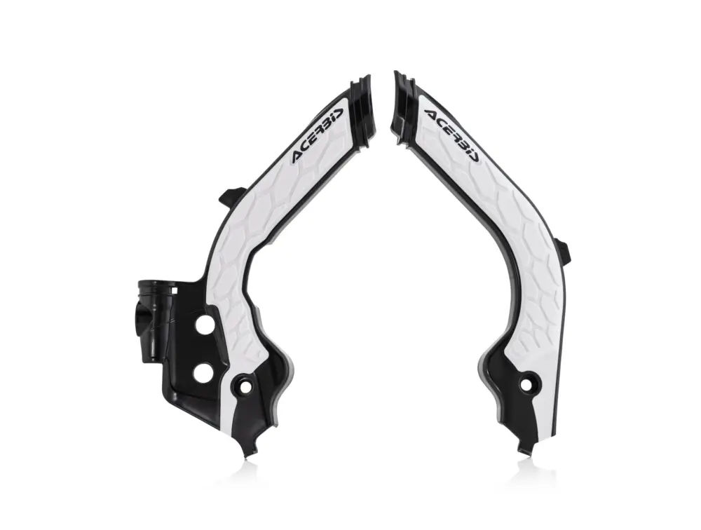 ACERBIS kryty rámu X-GRIP HUSQVARNA FC / TC 19-22, FE / TE 20-23, GAS GAS EC / EC-F / MC / MC-F 21-23 barva černá / bílá Akční Nabídka