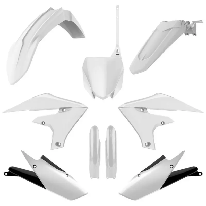 Nejlepší Cena POLISPORT kompletní sada plastů (FULL KIT) YAMAHA YZ 250F 19-23; WR 250F 20-24; YZ 450F 18-22; WR 450F 19-24 v sadě přední tabulka (8666000008) i kryty tlumičů (8352000001) barva bílá