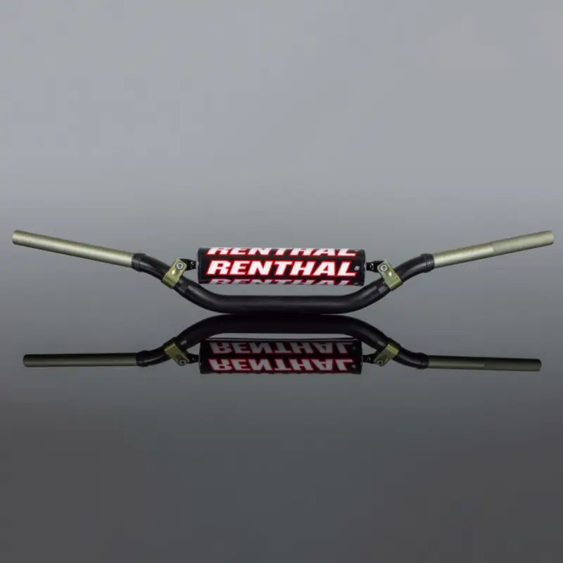 RENTHAL řidítka 1,1/8 (28,6mm) MX TWINWALL 990 HANDLEBAR BLACK YAMAHA YZ 07-23 / YZF 07-17 PADDED barva černá s chráničem Horká Nabídka